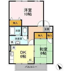 シャルムｉ A棟の物件間取画像